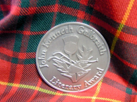 J K Galbraith medallion