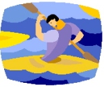 Male kayaker